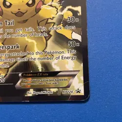 Pokemon TCG: Pikachu EX XY124 Full Art Holo XY Black Star Promo - Image 3
