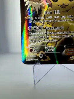 Pikachu EX XY124 XY Black Star Promo 2016 Full Art Holo Pokemon Card TCG - Image 2