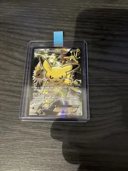 Pokemon TCG Pikachu EX XY124 BLACK STAR PROMO Full Art Holo NM Ungraded - Image 2