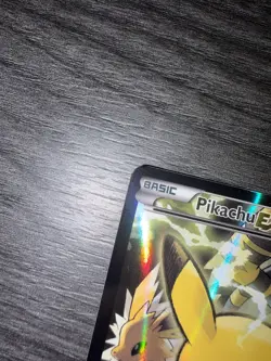 Pokemon TCG Pikachu EX XY124 BLACK STAR PROMO Full Art Holo NM Ungraded - Image 3