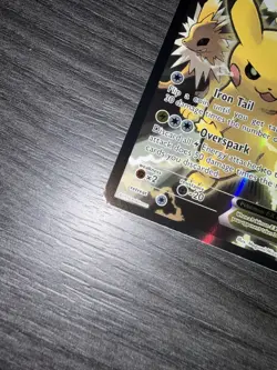 Pokemon TCG Pikachu EX XY124 BLACK STAR PROMO Full Art Holo NM Ungraded - Image 5