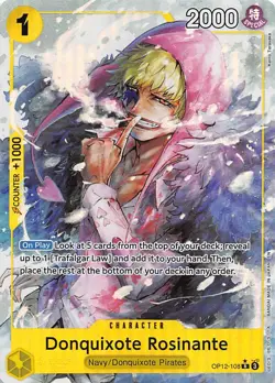 Donquixote Rosinante Alt Art Foil OP12-108 Legacy of the Master One Piece 000720 - Image 1