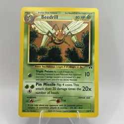 Pokemon Card - Beedrill Neo Discovery 18/75 Rare - Image 1