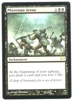 MTG Phyrexian Arena Rare Magic the Gathering Planechase Regular LP-ujt4 - Image 1