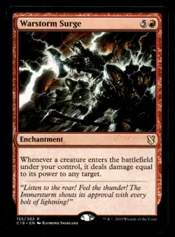 Warstorm Surge LP Light Play Commander 2019 MTG [11505] - Image 1