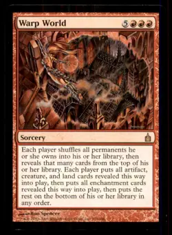 Warp World LP Light Play Ravnica: City of Guilds MTG [11899] - Image 1