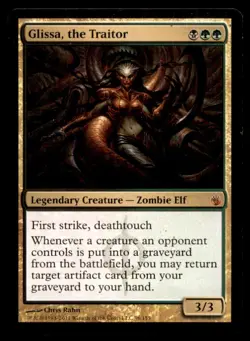 MTG Glissa, the Traitor Mirrodin Besieged Moderate Play Magic the Gathering - Image 1