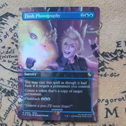 Foil Flash Photography (Borderless) Final Fantasy Magic: The Gathering MTG - Image 1