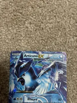 Pokemon TCG Articuno-EX Black and White Plasma Storm Holo Rare Card 25/135 - Image 3