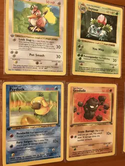 1st Edition Pokemon Card Lot - WOTC Era - 16 Cards - Mixed Condition - 1999 - Image 2