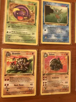 1st Edition Pokemon Card Lot - WOTC Era - 16 Cards - Mixed Condition - 1999 - Image 3