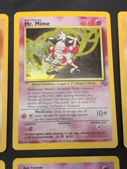 Vintage Pokemon Cards Holo Rare Lot WOTC Era Only - Mewtwo, Vaporeon, Machamp - Image 3