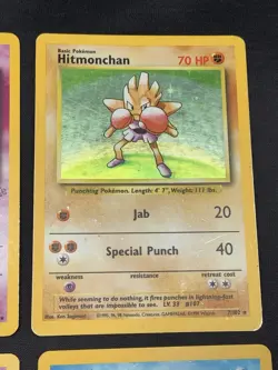 Vintage Pokemon Cards Holo Rare Lot WOTC Era Only - Mewtwo, Vaporeon, Machamp - Image 4