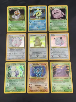 Vintage Pokemon Card Holo Rare Lot WOTC Era 1999-2000 MP/HP - Image 1