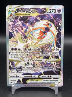 Deoxys VSTAR GG46/GG70 Crown Zenith: Galarian Gallery Holo Pokemon TCG NM - Image 1