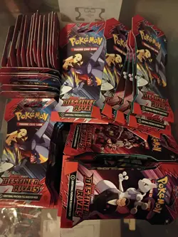 Pokemon Scarlet & Violet Destined Rivals Sleeved Booster packs 100 sealed lot - Image 1