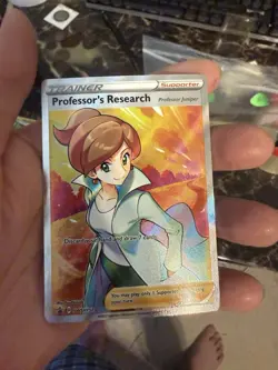 Professors Research SWSH152 Holofoil Full Art Promo Rare Pokemon Card - Image 1