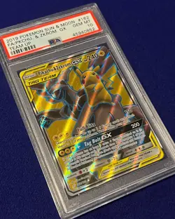 PSA 10 Pikachu & Zekrom GX #162 Sun & Moon Team Up 2019 Pokemon GEM MINT - Image 2