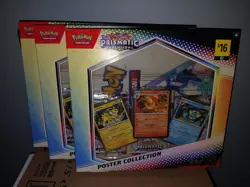 Pokemon TCG Scarlet &Violet Prismatic Evolutions Poster Collection (Lot of 3) - Image 2