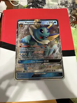 Pokemon TCG Vaporeon GX SM172 Jumbo Cards Holo - Image 1