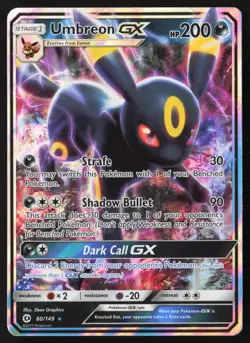 Umbreon GX 80/149 Pokemon Sun and Moon Base Set - Image 1