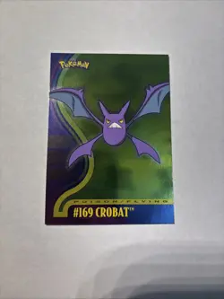 Crobat #169 - Silver Foil - Pokemon Topps Johto League Champions - Image 2