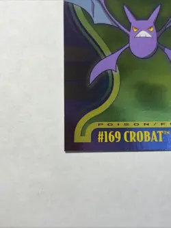 Crobat #169 - Silver Foil - Pokemon Topps Johto League Champions - Image 3