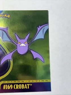 Crobat #169 - Silver Foil - Pokemon Topps Johto League Champions - Image 5