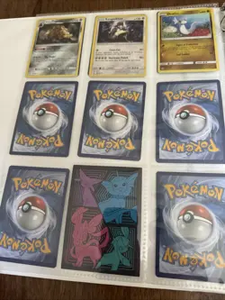 Sun & Moon Base Partial Master Set Pokemon Binder 2017 - Image 2