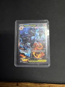 Mega Charizard EX 125/94 Full Art Phantasmal Flame Pokemon Card Mint Condition - Image 2