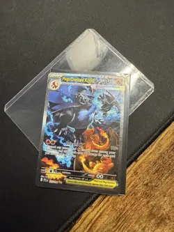 Mega Charizard EX 125/94 Full Art Phantasmal Flame Pokemon Card Mint Condition - Image 5