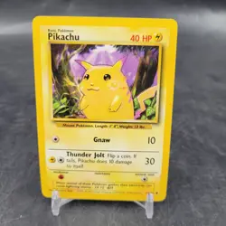 Vintage 1999 Pokemon Trading Card Game Pikachu 58/102 - Image 1