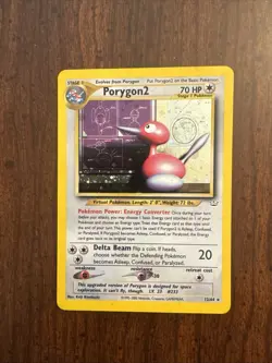 Porygon2 12/64 Neo Revelation Holo Rare Holo Pokemon Card LP - Image 1