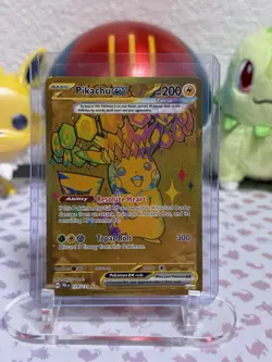 Pokemon TCG Pikachu EX Hyper Rare Card 179/131 Prismatic Evolutions - NM - Image 1