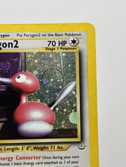 Porygon2 - 12/64 - Pokemon Neo Revelation 1st Edition Holo Rare Card WOTC MP - Image 3