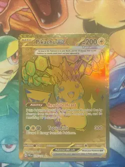 Pokemon TCG Pikachu EX Hyper Rare Card 179/131 Prismatic Evolutions NM - Image 1