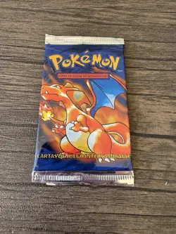 1999 Pokemon Base Set Booster Pack 1st Edition Spanish Charizard - New - Image 1