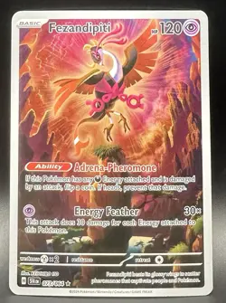 Pokemon TCG Fezandipiti 073/064 Shrouded Fable Illustration Rare English NM Card - Image 1