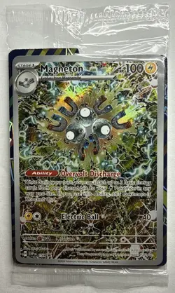 Pokemon TCG Magneton SVP 159 Surging Sparks Promo Card Sealed - Image 1