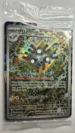 Pokemon TCG Magneton SVP 159 Surging Sparks Promo Card Sealed - Image 2