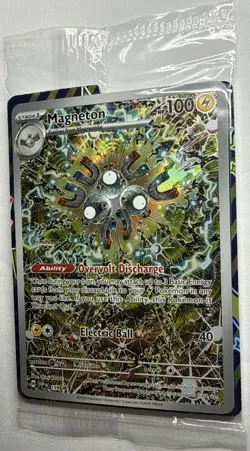 Pokemon TCG Magneton SVP 159 Surging Sparks Promo Card Sealed - Image 3