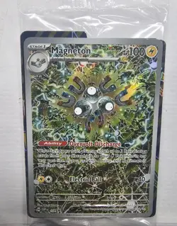 Pokemon TCG Surging Sparks ETB Promo SVP #159 Magneton Sealed - Image 1