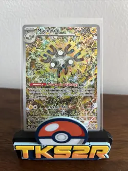 Pokemon TCG Magneton SVP 159 Surging Sparks Promo Card Sealed - Image 1