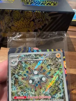 Pokemon TCG Magneton SVP 159 Surging Sparks Promo Card Sealed - Image 3