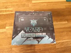 VCard Awakened Worlds Booster Box 1st Trading Card Game TCG CCG Waifu GamerSupps - Image 1