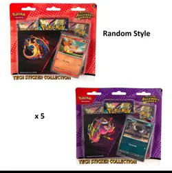 Pokemon TCG Ascended Heroes Tech Sticker Collection Lot 5 PRESALE Sealed - Image 1