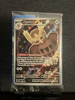 Noctowl - 141 (Pokemon Center Exclusive) 141 Sv: Scarlet & Violet Promo SEALED - Image 1
