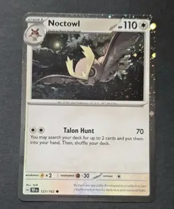 Noctowl 127/162 (Cosmos Holo) Pokemon TCG SV: Scarlet & Violet Promo Cards NM - Image 1