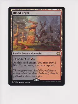 MAGIC THE GATHERING MTG LORWYN ECLIPSED BLOOD CRYPT - Image 1