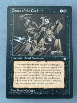 Dance of the Dead Ice Age MTG-Lightly Played Excellent-Vintage Magic - Image 1